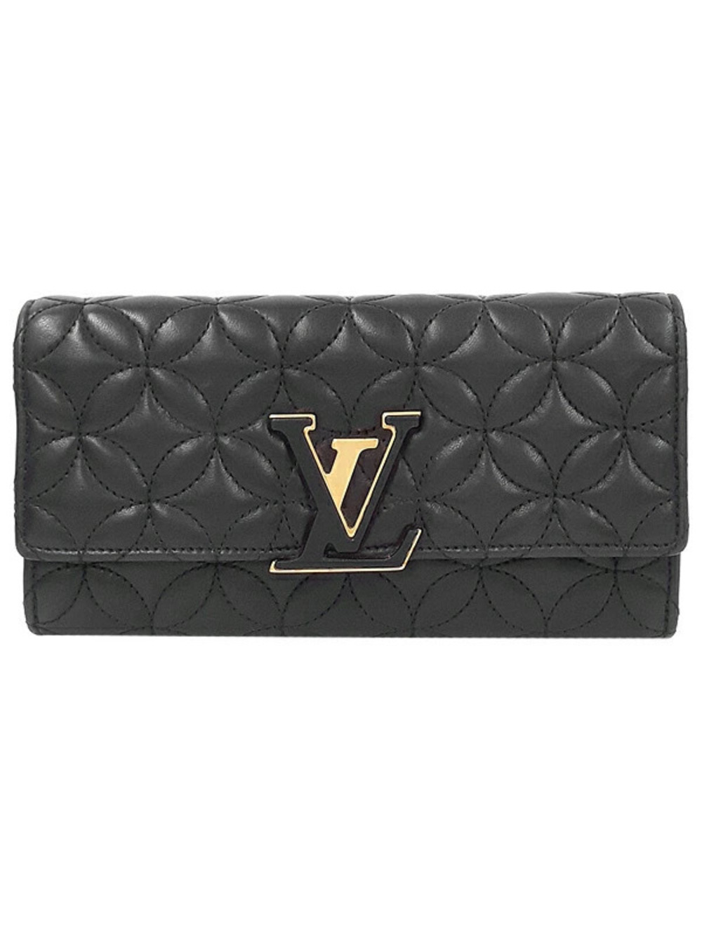 Louis Vuitton Portefeuille Capucines Bi fold Long Wallet